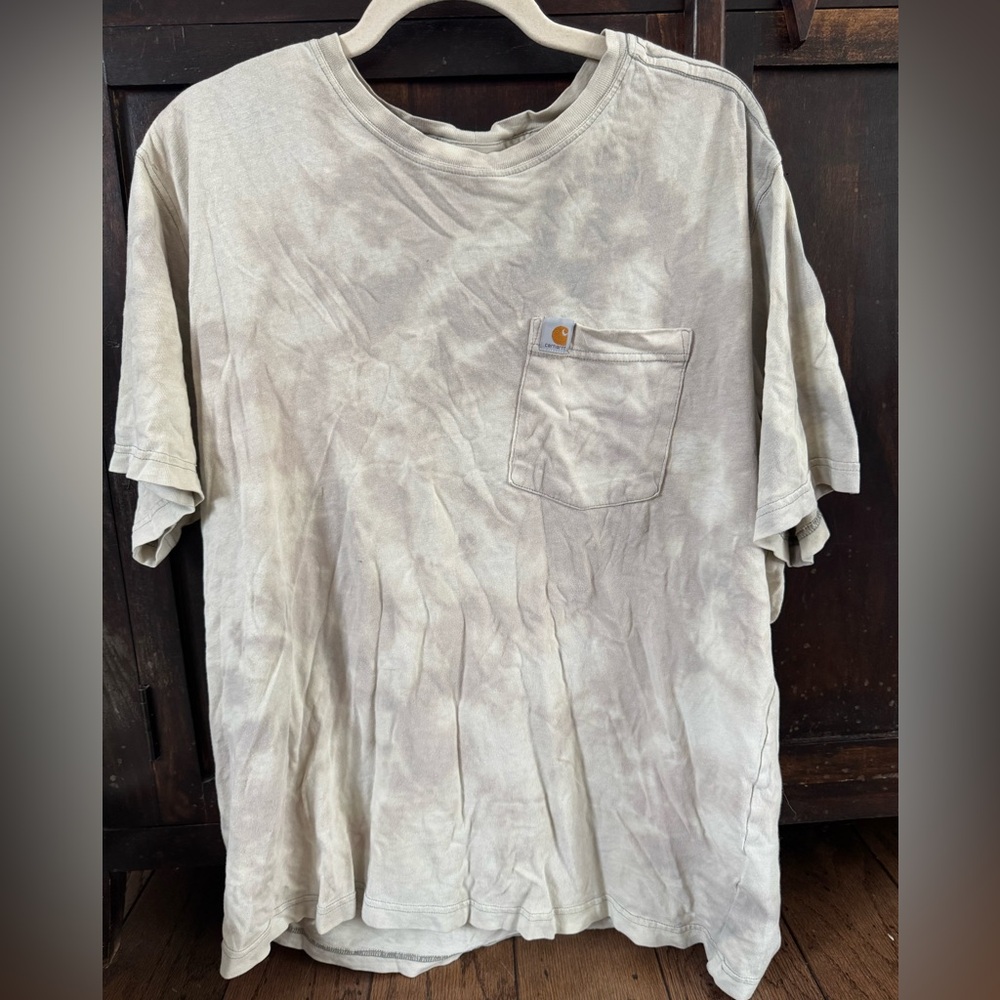 Carhartt Men's Tie-Dye Pocket Tee. Size Large